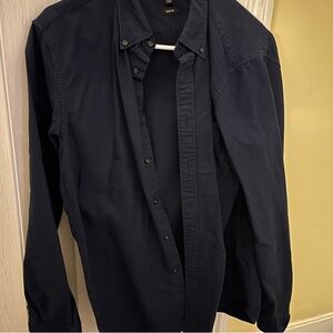 Uniqlo Dark Blue Slim Fit Shirt